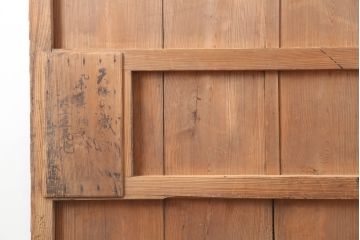 アンティーク建具　明治期　杉材の味わい深さが魅力の蔵戸(玄関戸、引き戸、建具)(R-044890)