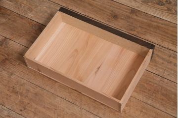 アンティーク家具　明治大正期　ケヤキ材　天板一枚板　引き出し付き　深みのある木味が魅力の文机(ローテーブル、座机)(R-044895)