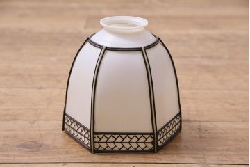 レトロ照明　セル巻　セルロイド装飾がおしゃれな和風ペンダントライト(天井照明、吊り下げ照明)(R-044906)