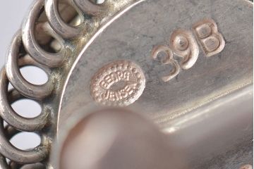 ヴィンテージアクセサリー　デンマーク　北欧　シルバー925　ジョージ・ジェンセン　NO.39B　ビンテージイヤリング(R-044917)
