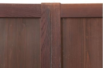 アンティーク建具　明治期　シンプルな板戸2枚セット(帯戸、引き戸、建具)(R-044923)