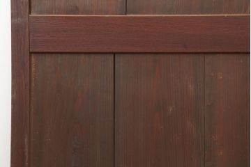 アンティーク建具　明治期　シンプルな板戸2枚セット(帯戸、引き戸、建具)(R-044923)