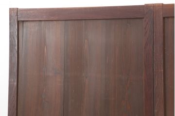 アンティーク建具　明治期　シンプルな板戸2枚セット(帯戸、引き戸、建具)(R-044923)