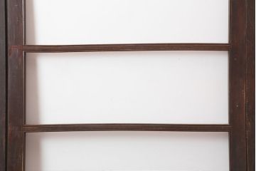 アンティーク建具　大正期　総ケヤキ材　大正ロマン香るお部屋におすすめなガラス戸4枚セット(引き戸、建具)(R-044924)