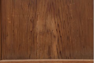 アンティーク建具　大正昭和初期　杉材一枚板　凝ったつくりの木製ドア(扉)(R-044933)