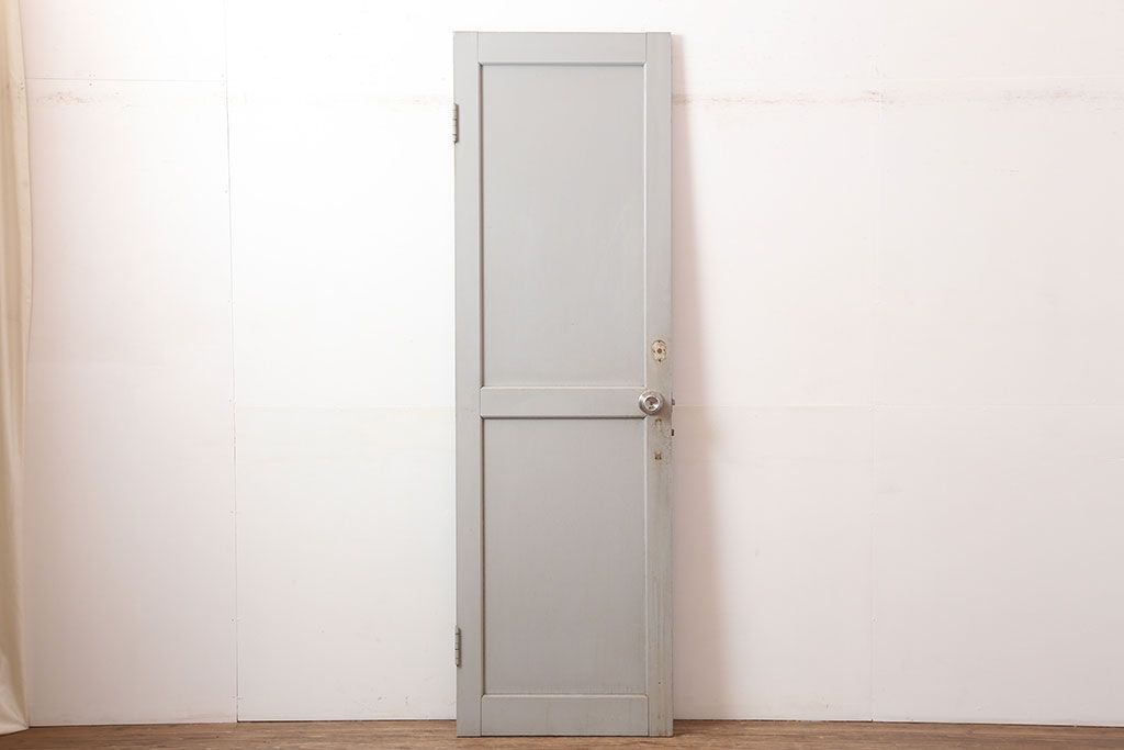 ヴィンテージ建具　昭和中期　フレンチナチュラルな空間に合うペイントドア　(R-044938)