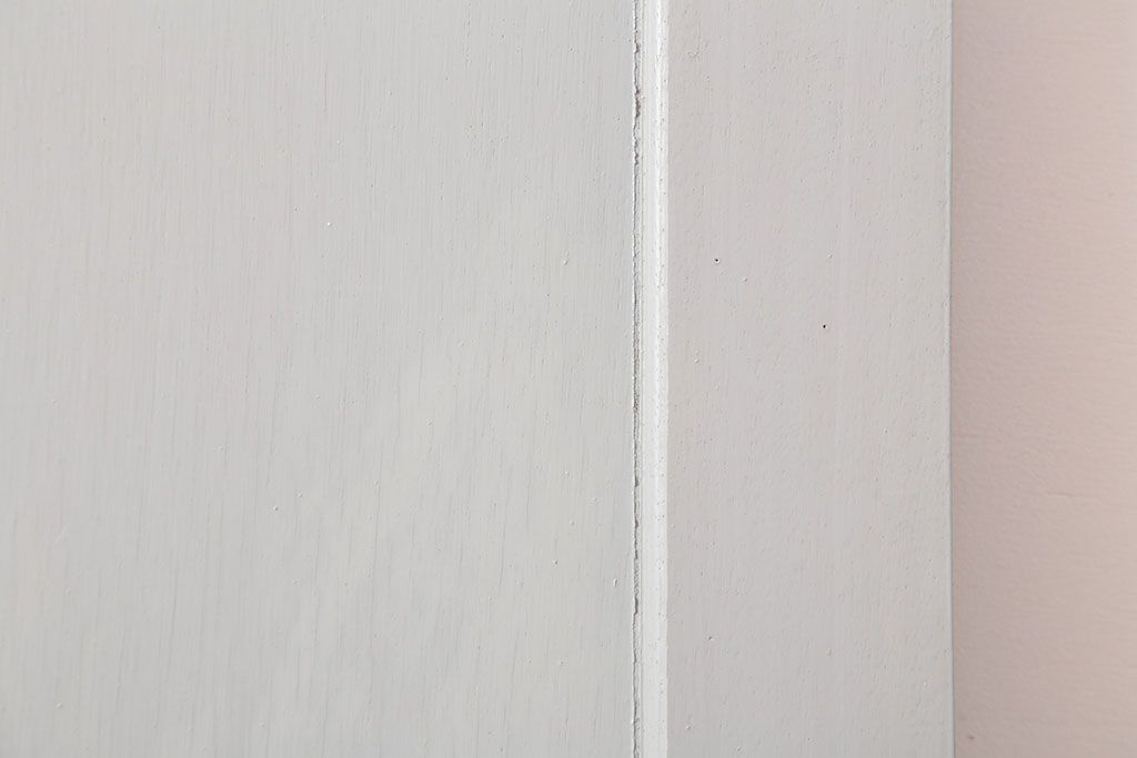 ヴィンテージ建具　昭和中期　フレンチナチュラルな空間に合うペイントドア　(R-044938)