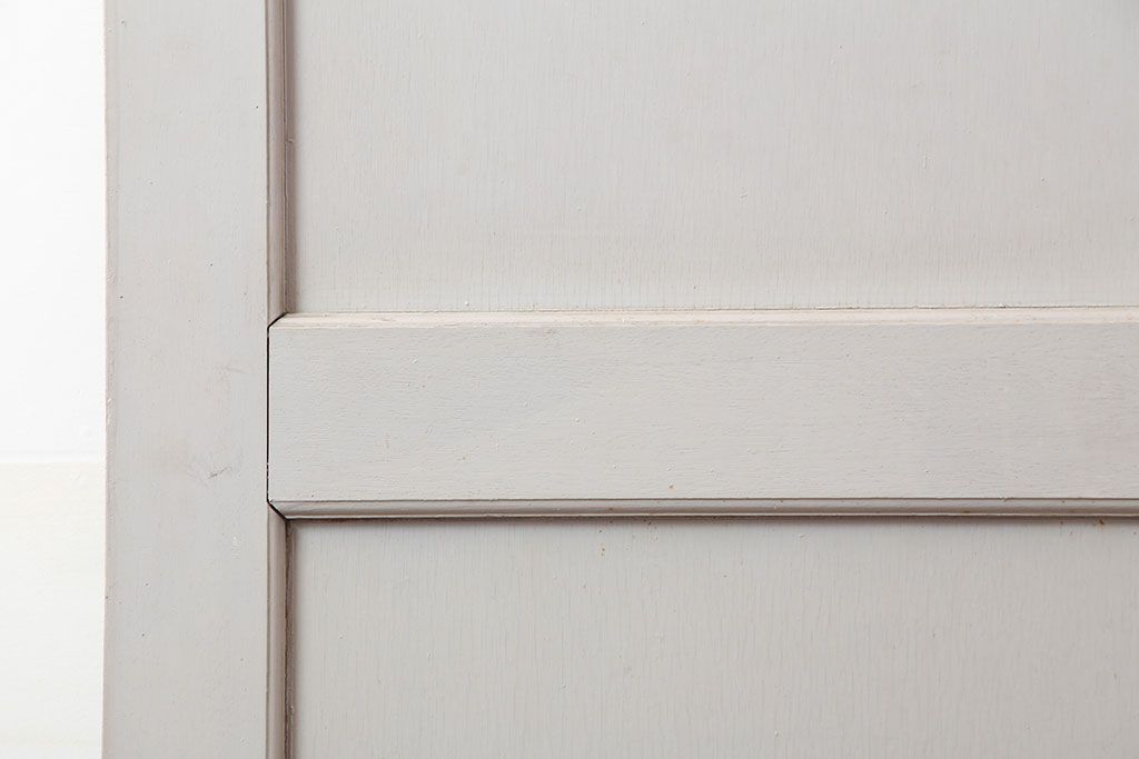 ヴィンテージ建具　昭和中期　フレンチナチュラルな空間に合うペイントドア　(R-044938)