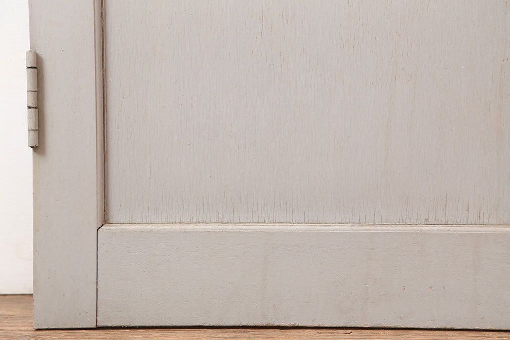 ヴィンテージ建具　昭和中期　フレンチナチュラルな空間に合うペイントドア　(R-044938)