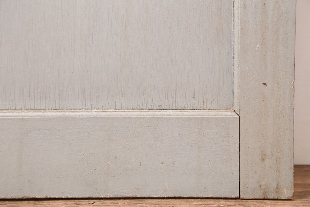 ヴィンテージ建具　昭和中期　フレンチナチュラルな空間に合うペイントドア　(R-044938)