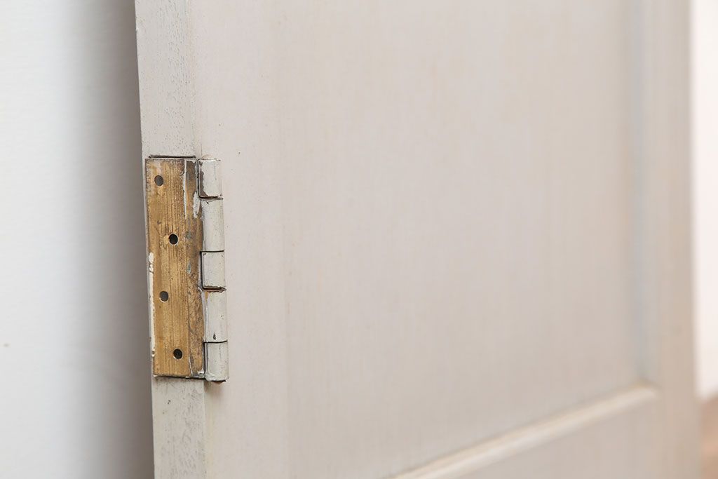 ヴィンテージ建具　昭和中期　フレンチナチュラルな空間に合うペイントドア　(R-044938)
