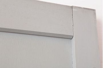 ヴィンテージ建具　昭和中期　フレンチナチュラルな空間に合うペイントドア　(R-044938)