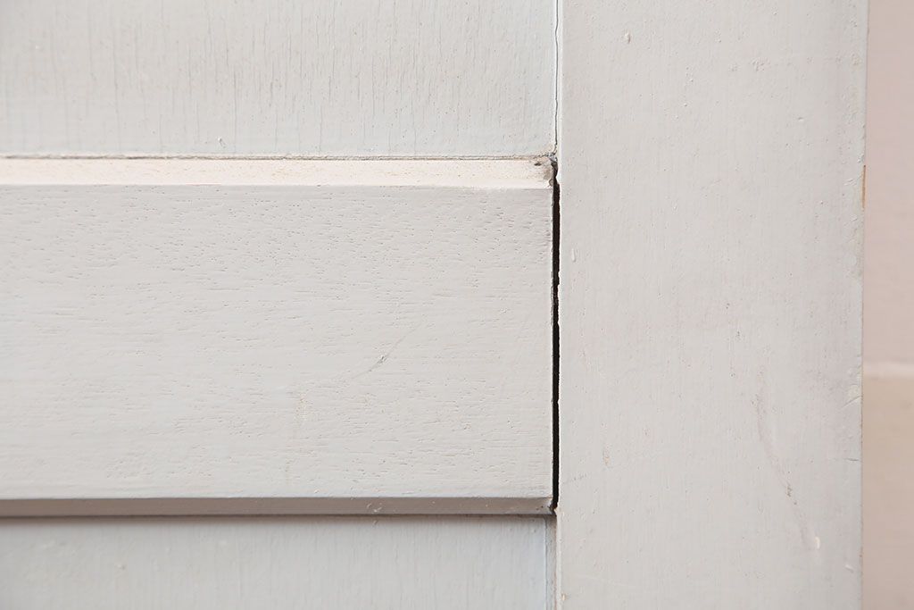 ヴィンテージ建具　昭和中期　フレンチナチュラルな空間に合うペイントドア　(R-044938)