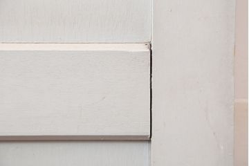 ヴィンテージ建具　昭和中期　フレンチナチュラルな空間に合うペイントドア　(R-044938)