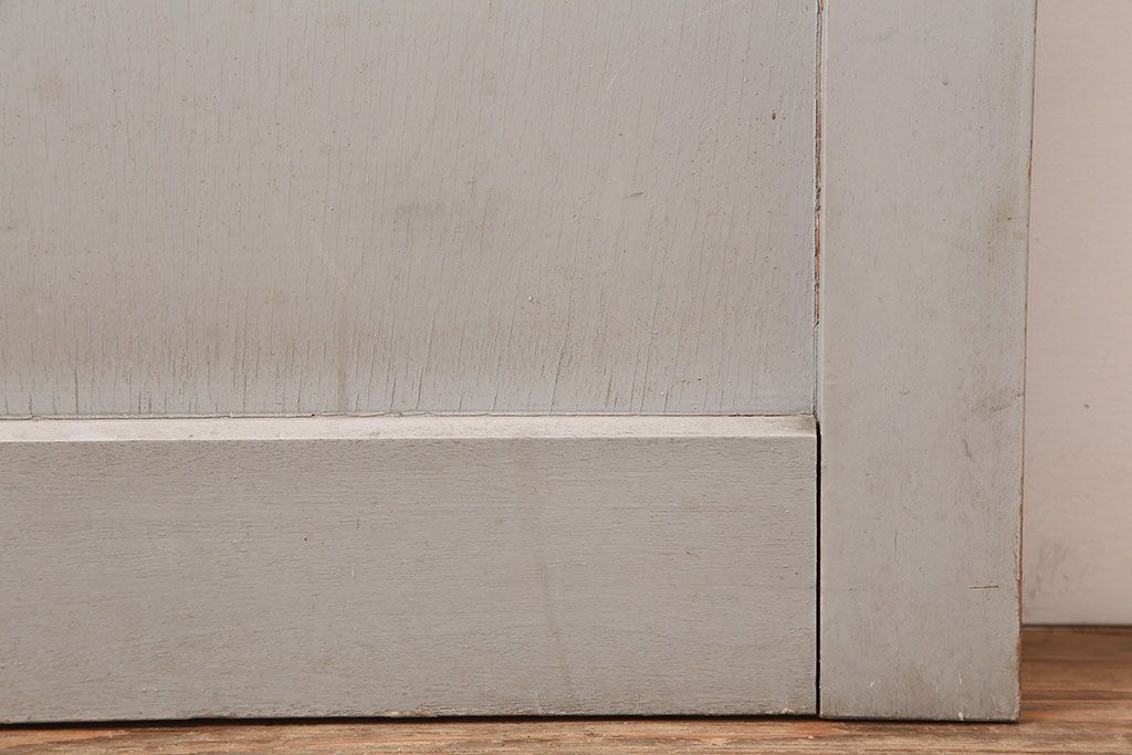 ヴィンテージ建具　昭和中期　フレンチナチュラルな空間に合うペイントドア　(R-044938)