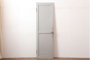 アンティーク建具　昭和中期　フレンチナチュラルな空間に合うペイントドア(木製扉)(R-044938)
