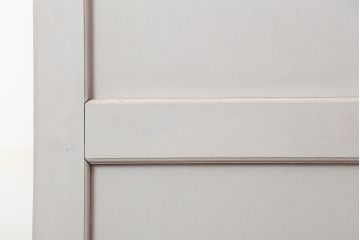アンティーク建具　昭和中期　フレンチナチュラルな空間に合うペイントドア(木製扉)(R-044938)