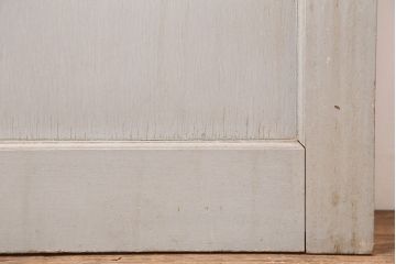 アンティーク建具　昭和中期　フレンチナチュラルな空間に合うペイントドア(木製扉)(R-044938)