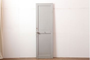 アンティーク建具　昭和中期　フレンチナチュラルな空間に合うペイントドア(木製扉)(R-044938)