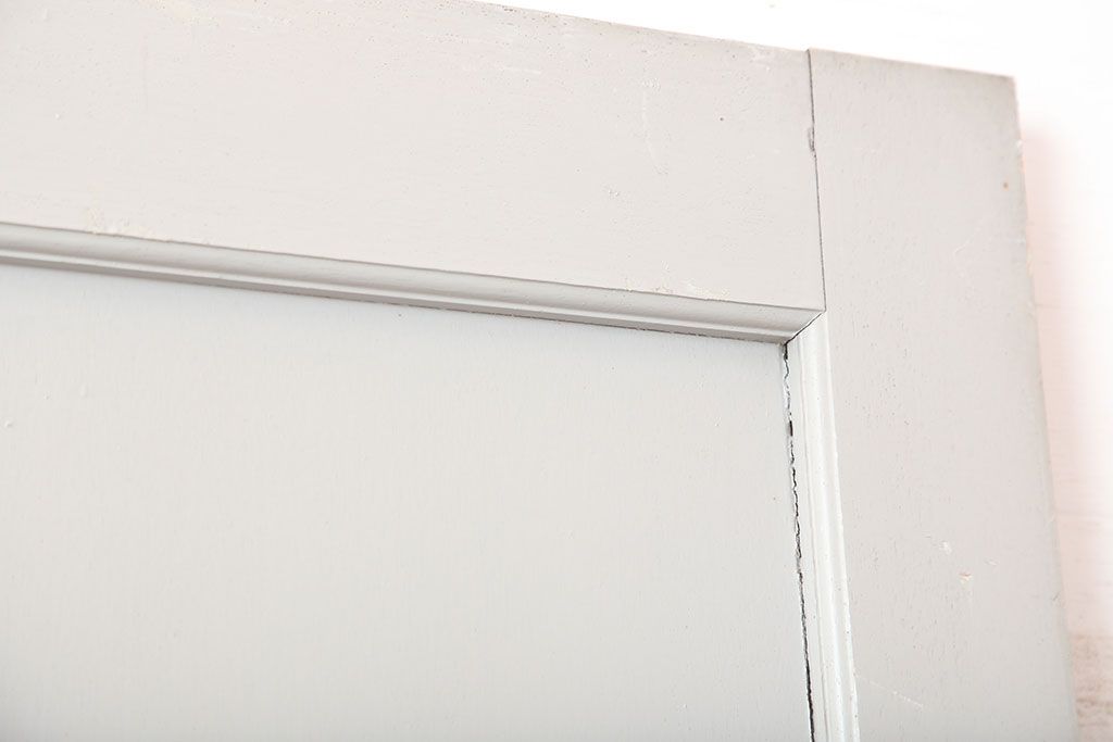 ヴィンテージ建具　昭和中期　フレンチナチュラルな空間に合うペイントドア　(R-044939)