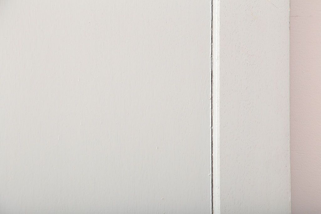 ヴィンテージ建具　昭和中期　フレンチナチュラルな空間に合うペイントドア　(R-044939)