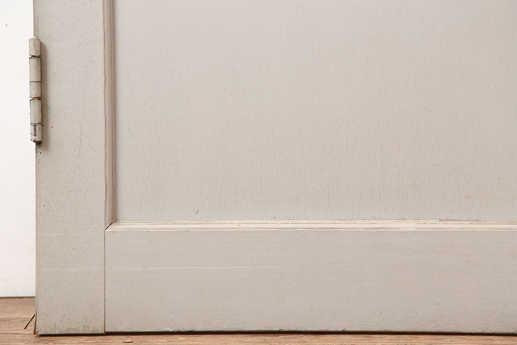 ヴィンテージ建具　昭和中期　フレンチナチュラルな空間に合うペイントドア　(R-044939)