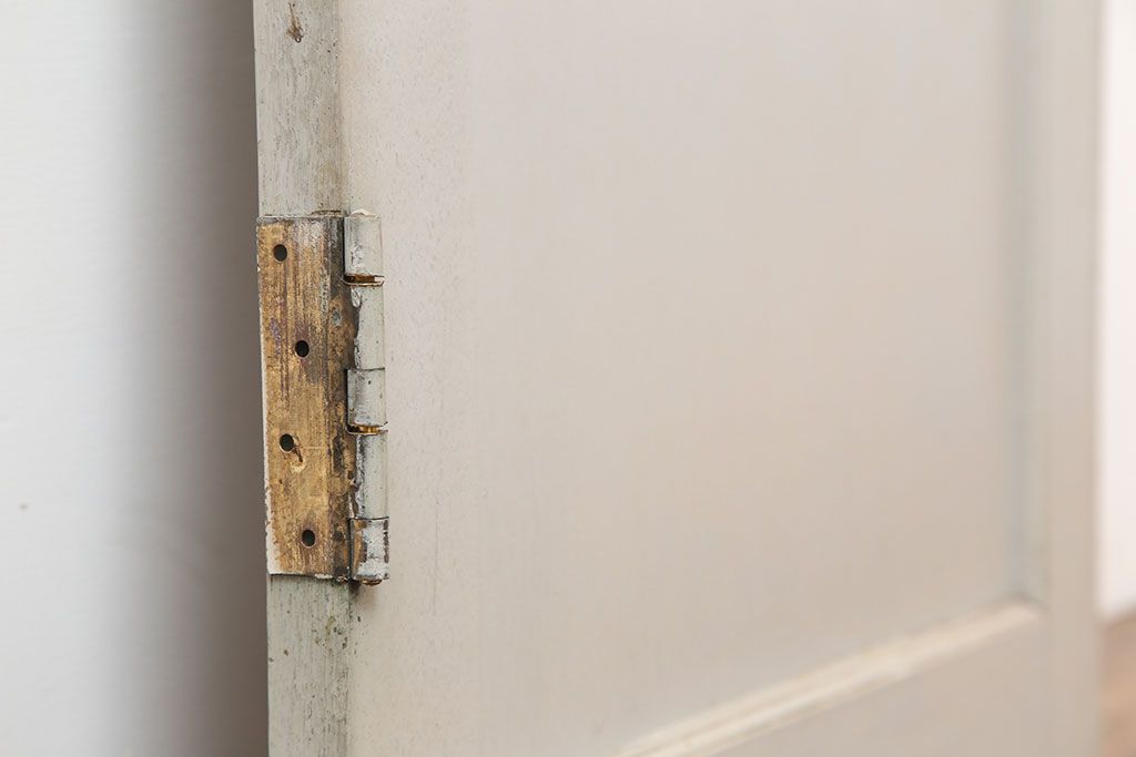 ヴィンテージ建具　昭和中期　フレンチナチュラルな空間に合うペイントドア　(R-044939)