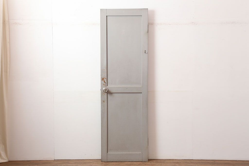 ヴィンテージ建具　昭和中期　フレンチナチュラルな空間に合うペイントドア　(R-044939)