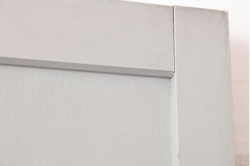 ヴィンテージ建具　昭和中期　フレンチナチュラルな空間に合うペイントドア　(R-044939)