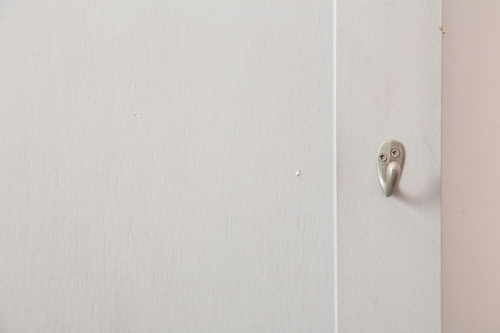 ヴィンテージ建具　昭和中期　フレンチナチュラルな空間に合うペイントドア　(R-044939)