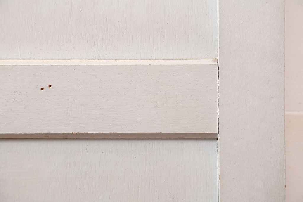 ヴィンテージ建具　昭和中期　フレンチナチュラルな空間に合うペイントドア　(R-044939)