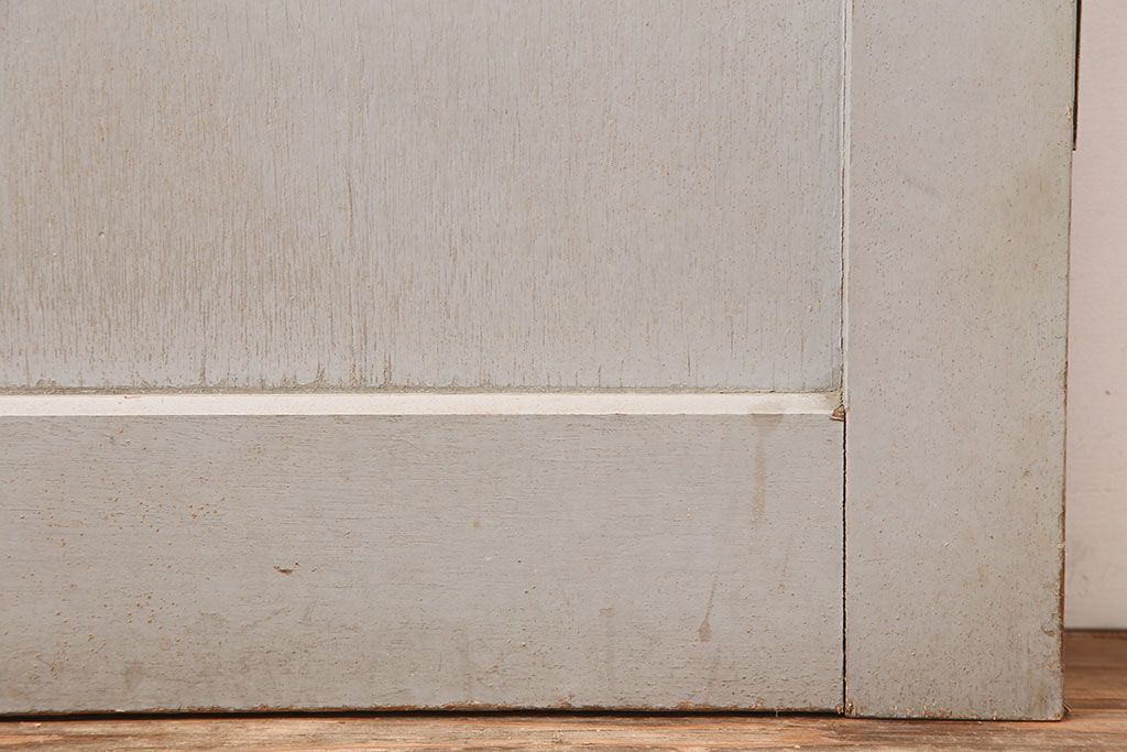 ヴィンテージ建具　昭和中期　フレンチナチュラルな空間に合うペイントドア　(R-044939)