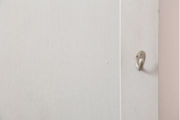 アンティーク建具　昭和中期　フレンチナチュラルな空間に合うペイントドア(木製扉)(R-044939)