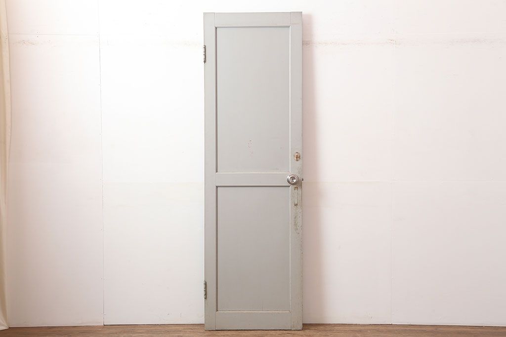 ヴィンテージ建具　昭和中期　フレンチナチュラルな空間に合うペイントドア　(R-044942)