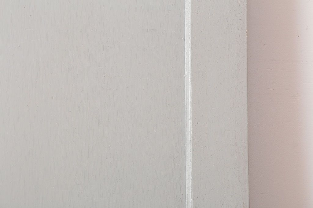 ヴィンテージ建具　昭和中期　フレンチナチュラルな空間に合うペイントドア　(R-044942)