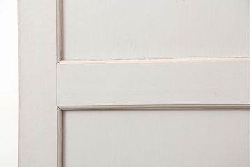 ヴィンテージ建具　昭和中期　フレンチナチュラルな空間に合うペイントドア　(R-044942)