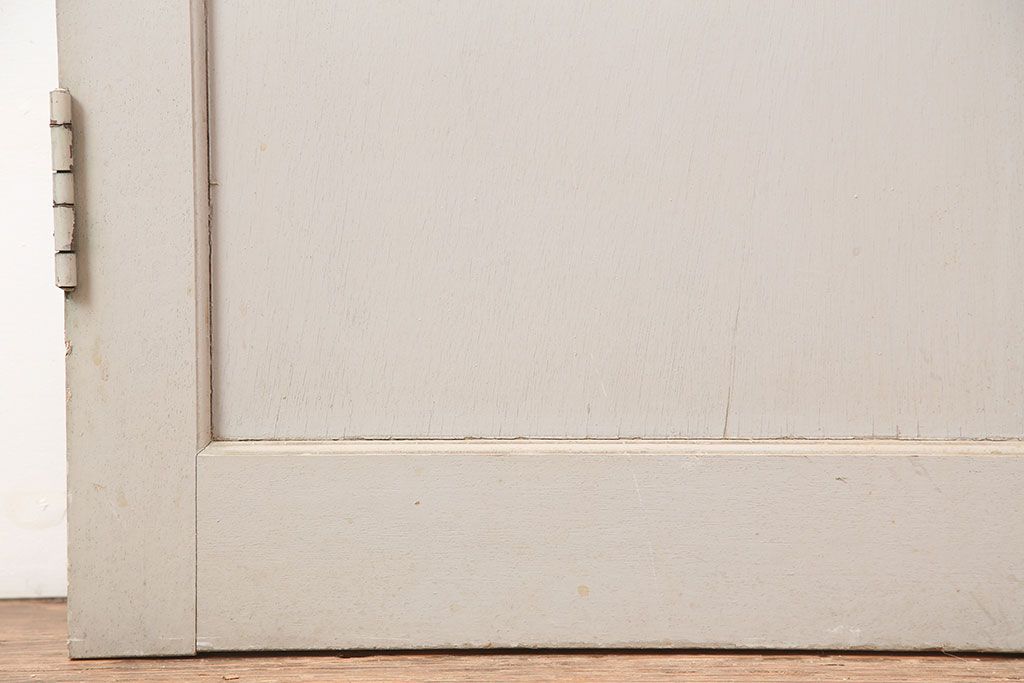 ヴィンテージ建具　昭和中期　フレンチナチュラルな空間に合うペイントドア　(R-044942)