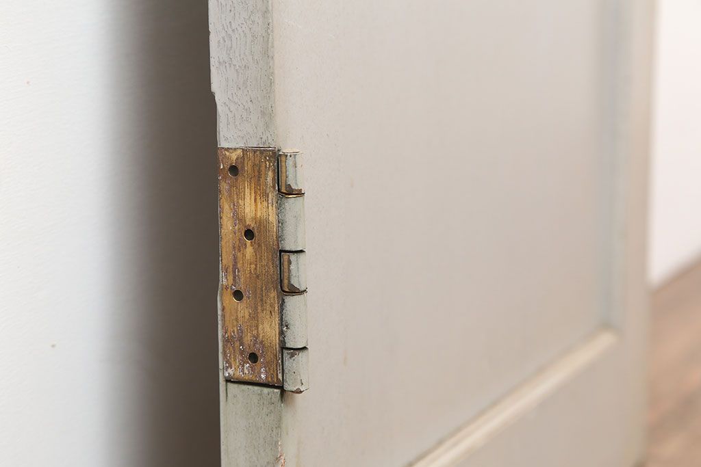 ヴィンテージ建具　昭和中期　フレンチナチュラルな空間に合うペイントドア　(R-044942)