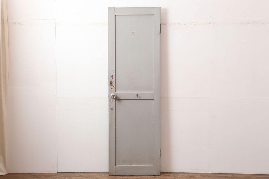 ヴィンテージ建具　昭和中期　フレンチナチュラルな空間に合うペイントドア　(R-044942)