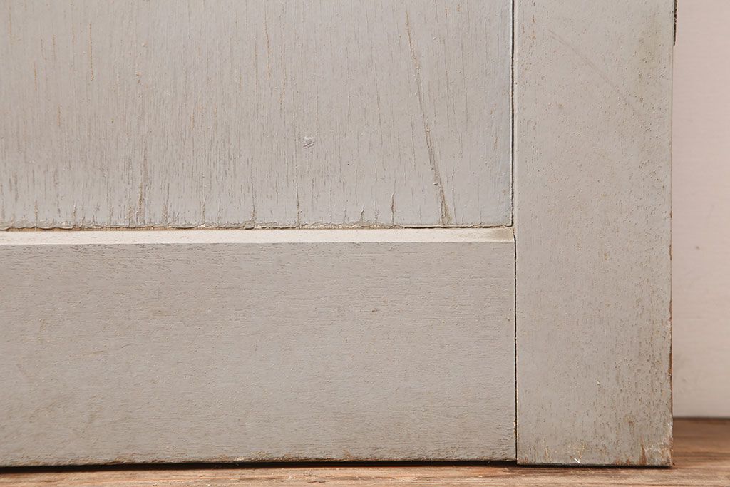 ヴィンテージ建具　昭和中期　フレンチナチュラルな空間に合うペイントドア　(R-044942)