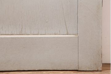 ヴィンテージ建具　昭和中期　フレンチナチュラルな空間に合うペイントドア　(R-044942)