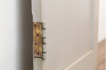 アンティーク建具　昭和中期　フレンチナチュラルな空間に合うペイントドア(木製扉)(R-044942)
