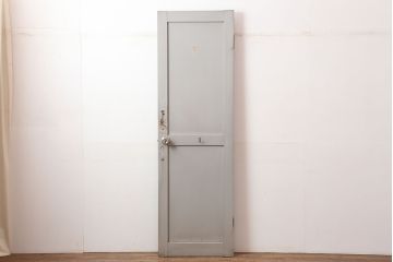 アンティーク建具　昭和中期　フレンチナチュラルな空間に合うペイントドア(木製扉)(R-044942)