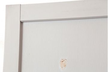 アンティーク建具　昭和中期　フレンチナチュラルな空間に合うペイントドア(木製扉)(R-044942)