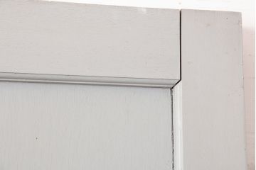 アンティーク建具　昭和中期　フレンチナチュラルな空間に合うペイントドア(木製扉)(R-044943)