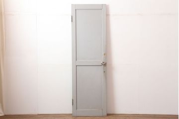 アンティーク建具　昭和中期　フレンチナチュラルな空間に合うペイントドア(木製扉)(R-044943)