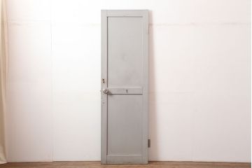 アンティーク建具　昭和中期　フレンチナチュラルな空間に合うペイントドア(木製扉)(R-044943)
