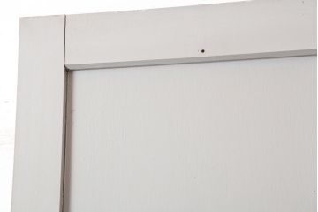 アンティーク建具　昭和中期　フレンチナチュラルな空間に合うペイントドア(木製扉)(R-044943)