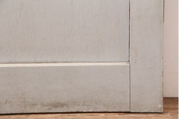 アンティーク建具　昭和中期　フレンチナチュラルな空間に合うペイントドア(木製扉)(R-044943)