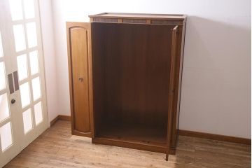中古　DREXEL HERITAGE(ドレクセルヘリテイジ)　Triune(トライユン)シリーズ　マホガニー材ワードローブ(洋服タンス)(定価約90万円)(R-044982)